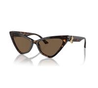 Jimmy Choo JC 5008 Women's Sunglasses - 55mm, Havana Frame with Brown Lenses
