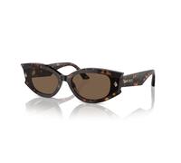 Jimmy Choo JC 5015U Women's Sunglasses - 62mm, Havana Frame with Dark Brown Lenses