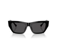 Jimmy Choo JC 5035B 500087 Women's Cat-Eye Sunglasses - Black Frame, Dark Gray Lenses