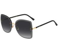 Jimmy Choo Leti/s Occhiali Da Sole Donna Nero Farfalla Grigio 62mm