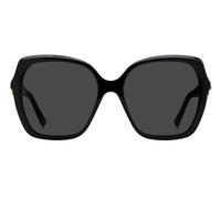 Jimmy Choo Manon/g/s Occhiali Da Sole Donna Nero Squadrato Grigio 57mm