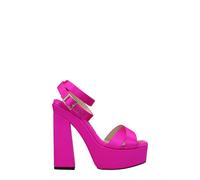 Jimmy Choo Pink Satin Platform Sandals - EU36.5/US6.5