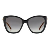 Jimmy Choo Rose/s Occhiali Da Sole Donna Nero Farfalla Grigio 55mm
