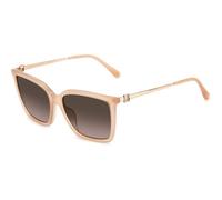 Jimmy Choo TOTTA/G/S FWM/HA Women's Sunglasses - 56mm, Transparent Nude Frame with Brown Gradient Lenses
