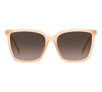 Jimmy Choo Totta/g/s Occhiali Da Sole Donna Rosa Squadrato Marrone 56mm