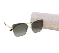 Jimmy Choo Vella / S Occhiali Da Sole Donna Oro Tinti Forma Farfalla RRP349
