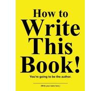Jimmy Huston How to Write This Book (Copertina rigida)