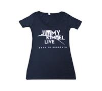 Jimmy Kimmel Live Maglietta A Manica Corta Blu Marina Brooklyn Adulto