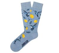 Jimmy Lion - Calze di mezza canna, multicolore Birds & Lemons Calze UNISEX (taglia M: 36-40, taglia L: 41-46), multicolore, L