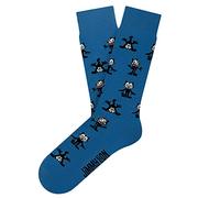 Jimmy Lion Calzini Uomo e Donna Felix Pattern - Blu, Felix Pattern - Blu, 36-40