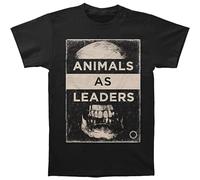 Jimmysea Animals As Leaders Skull Men's T-Shirt Unisex Black Men Tees XL