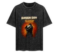 Jimmysea Green Day 21 St Century Breakdown Men's T-Shirt Unisex Black Men Tees XXL