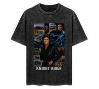 Jimmysea Knight Rider Men's T-Shirt Unisex Black Men Tees XL