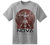Jimmysea Nova Robotics Circuit Laboratories Retro Movie Jonny 5 Film Men's T-Shirt Unisex Grey Men Tees 3XL