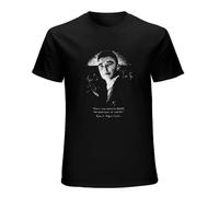 Jimmysea Now I Am Become Death The Destroyer of The Worlds Robert Oppenheimer Men's T-Shirt Unisex Black Men Tees S
