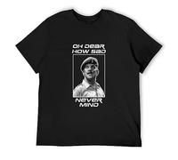 Jimmysea Oh Dear How Sad Never Mind Windsor Davies Aint Half Hot Mum Welsh Men's T-Shirt Unisex Black Men Tees L