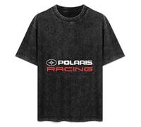 Jimmysea Polaris Racing RZR Snowmobile Logo Men's T-Shirt Unisex Black Men Tees L
