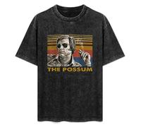 Jimmysea The Possum Funny Country Music George Jones Men's T-Shirt Unisex Black Men Tees 3XL