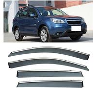 JIMORY 4 Pezzi Auto Deflettori Aria per Subaru Forester 2013-2018, Parapioggia per Finestrino Deflettori Aria Laterale, Protezione per Auto