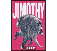 JIMOTHY Notebook: 110 lined pages in a portable 6” x 9” size, finished with a sl lossy cover - the perfect everyday journal for your thoughts, goals, and daily reflections