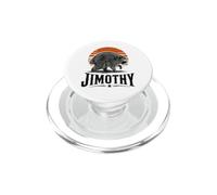 Jimothy Procione Selvatico Strano Bosco Fauna Selvatica Retro Tramonto PopSockets PopGrip per MagSafe