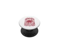 Jimothy Raccoon Natale festivo e selvaggio Jimothy Santa PopSockets PopGrip Adesivo