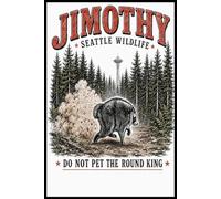 Jimothy Raccoon Notebook: 110 lined pages in a portable 6” x 9” size, finished with a sl lossy cover - the perfect everyday journal for your thoughts, goals, and daily reflections
