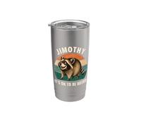 Jimothy Raccoon Seattle Wildlife Panda Va bene essere strano Bicchiere termico in acciaio inox doppia parete