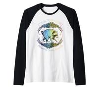 Jimothy Raccoon Va Bene Essere strani Trash Panda Maglia con Maniche Raglan