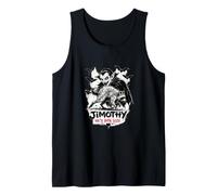 Jimothy Street Art Raccoon Gothic Vampire Seattle Legend Canotta