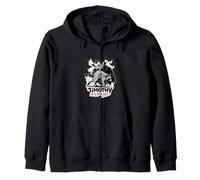 Jimothy Street Art Raccoon Gothic Vampire Seattle Legend Felpa con Cappuccio