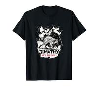 Jimothy Street Art Raccoon Gothic Vampire Seattle Legend Maglietta