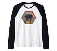 Jimothy The Raccoon in Space Maglia con Maniche Raglan