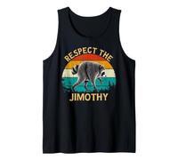 Jimothy Vintage Retro Style Raccoon Respect The Jimothy Canotta