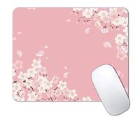 JIMOWANG Cute Sakura Cherry Blossom Gaming Mouse Pad Smooth Surface Mousepad Rubber Mouse Pad Pad Pad 9.5 X 7.9 pollici