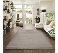 Jimri Tappeto passatoia a pelo corto, di alta qualità, per casa, ufficio, cucina, ingresso, corridoio, soggiorno, lavabile in lavatrice, tappeto antiscivolo, lavabile (Marrone, 80 x 150 cm)