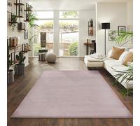 Jimri Tappeto passatoia a pelo corto, di alta qualità, per casa, ufficio, cucina, ingresso, corridoio, soggiorno, lavabile in lavatrice, tappeto antiscivolo, lavabile (Rosa, 80 x 150 cm)