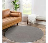 Jimri Tappeto passatoia a pelo corto, di alta qualità, per casa, ufficio, cucina, ingresso, corridoio, soggiorno, lavabile in lavatrice, tappeto antiscivolo, lavabile (Marrone, 120 x 120 cm)