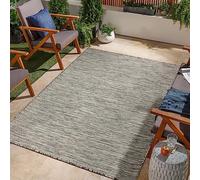 Jimri Tappeto per interni ed esterni, resistente alle intemperie, per balcone, terrazza, giardino, soggiorno, cucina, tappeto resistente ai raggi UV e all'acqua, dimensioni: 140 x 200 cm, colore: