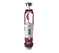 Jimten - Meccanismo universale di scarico WC doppio pulsante S-584| Risparmio d'acqua 3/6 L | Compatibile con cisterne roccia, gala, ecc. | Facile installazione e altezza regolabile