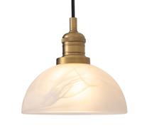 JIMUBEAM Lampada a sospensione da soffitto in stile industriale con paralume in vetro, plafoniera soffitto rustica retrò per ingresso, isola cucina, sala da pranzo, soggiorno