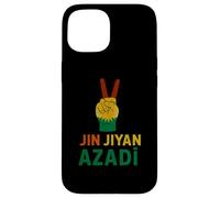 Jin Jiyan Azadi Women Life Freedom Slogan delle donne curde Custodia per iPhone 15
