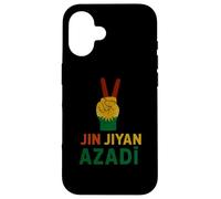 Jin Jiyan Azadi Women Life Freedom Slogan delle donne curde Custodia per iPhone 16