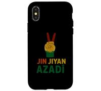 Jin Jiyan Azadi Women Life Freedom Slogan delle donne curde Custodia per iPhone X/XS