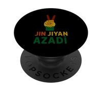 Jin Jiyan Azadi Women Life Freedom Slogan delle donne curde PopSockets PopGrip Adesivo