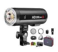 JINBEI HD-200Pro Flash con Batteria Ricaricabile da 2500mAh 200W 5500K±150K Compatibile con il Sistema Wireless Jinbei 2.4G con Borsa Portatile Facile da Trasportare Adatto per Riprese all'aperto