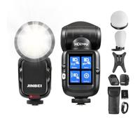 JINBEI HD-2MAX Speedlite 500 scatti alla massima potenza 80WS Modalità manuale o TTL HSS 1/8000s 2.4G Sincronizzazione Wireless Compatibile con Canon/Fuji/Panasonic/Olympus