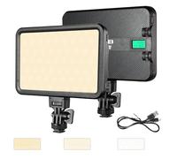 JINBEI P12BI Lampada video a pannello LED, luce video 2700K-7500K, CRI95+ viene fornita con nove effetti di luce preimpostati, lampada da studio per videoconferenza fotografica di Vlogging Youtube