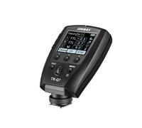 Jinbei TR-Q7II trasmettitore universale per flash da studio - Il popolare successore con design migliorato e display più grande, compatibile con Canon, Nikon, Fuji, Panasonic, Olympus