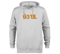 Jinbetee 93 TIL Infinity Felpa con Cappuccio Unisex con Cappuccio Grigio